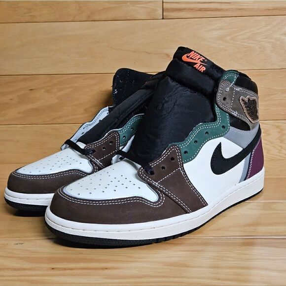 Air Jordan 1 High OG Hand Crafted Size Mens Shoe Sneaker DH3097-001 - Picture 5 of 12